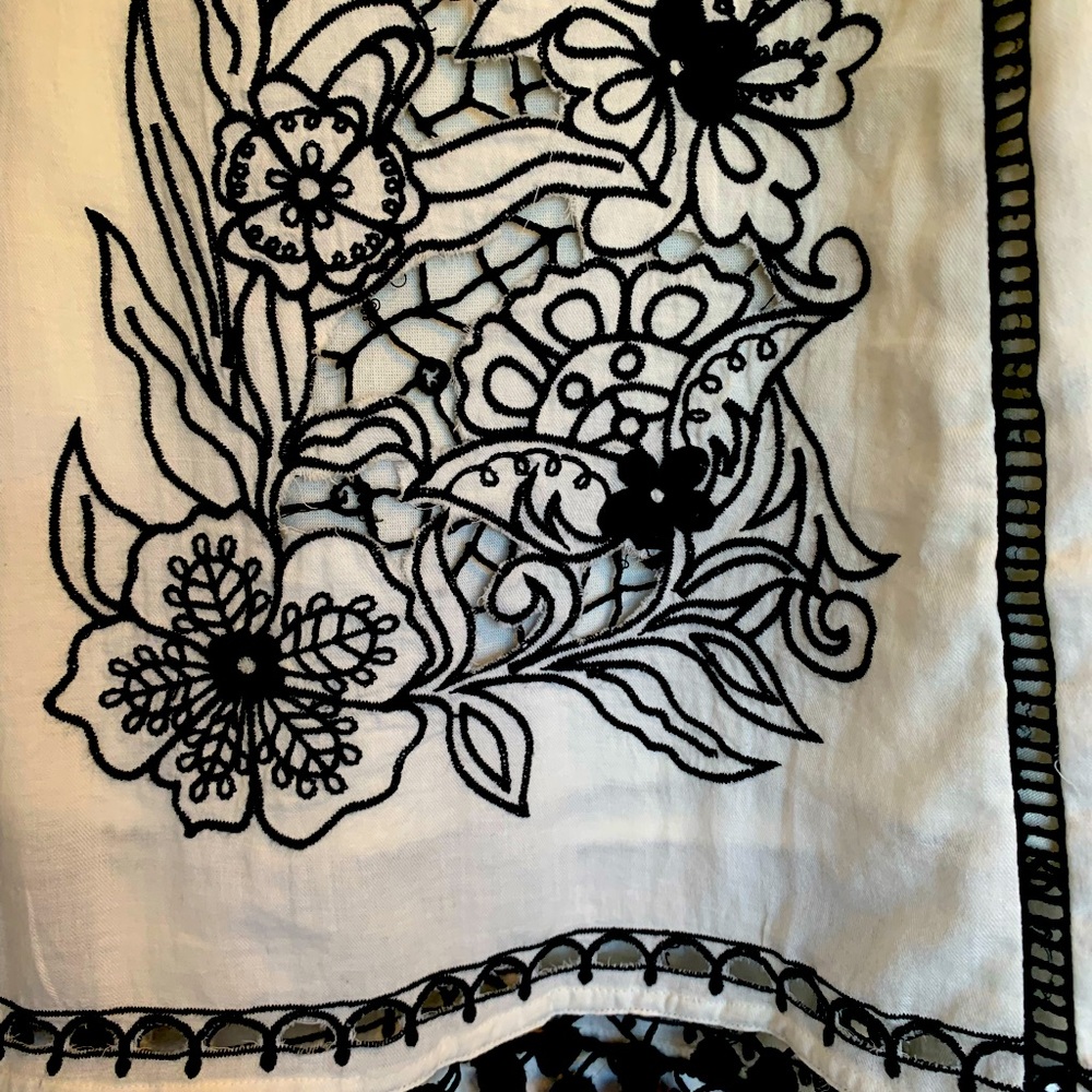 Akemi + Kin Anthropologie black and white skirt - Picture 5 of 8
